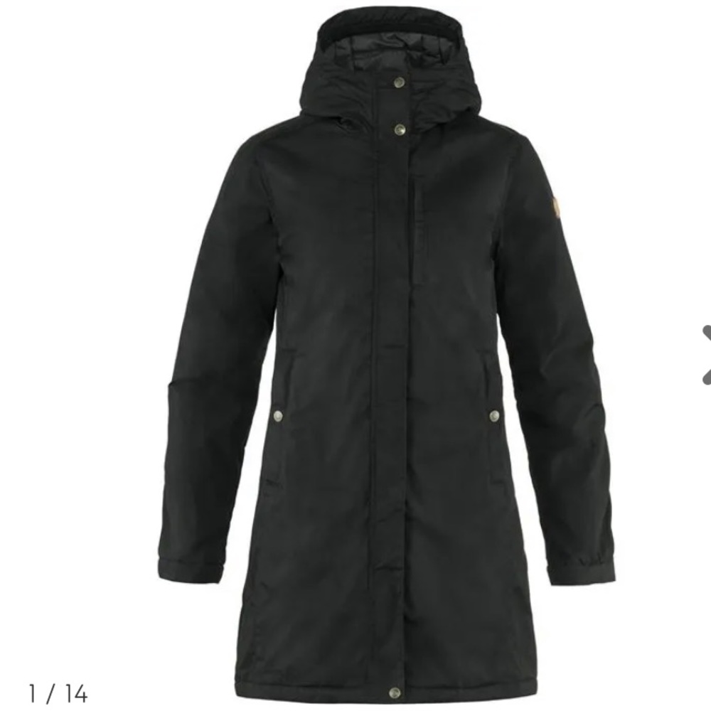 Black Kiruna Padded Parker Fjallraven